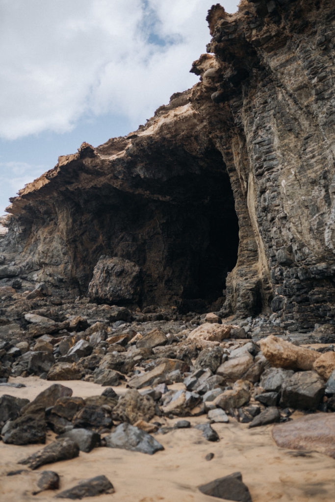 Playa de Vigocho – Geheimtipp an der Westküste Fuerteventura mit Höhle