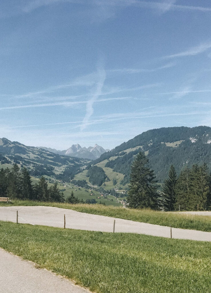 Aussicht in den Naturpark Diemtigtal auf der Seebergsee Wanderung