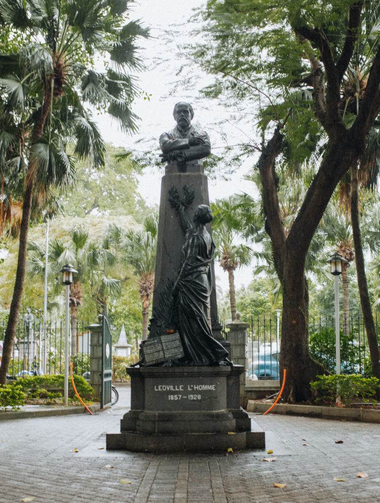 Grüne Parkanlage Jardins De La Compagnie in Port Louis