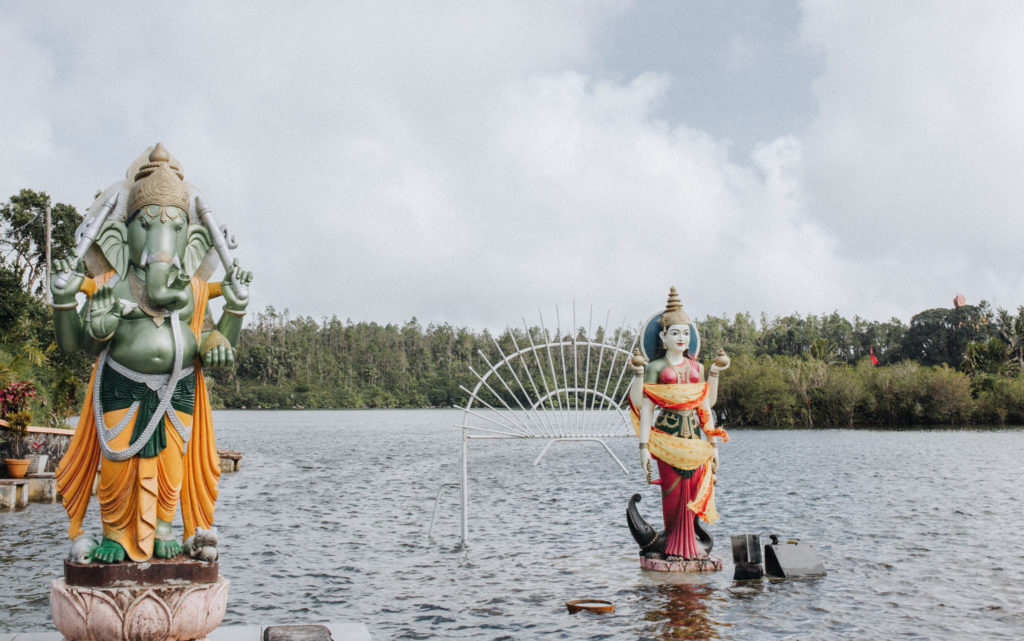 Hindu Statuen im Grand Bassin