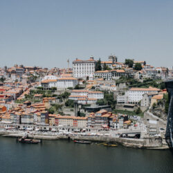 Porto Sehenswürdigkeiten, Ausblick auf Brücke Ponte Dom Luís I und Ribeira Altstadt von Porto