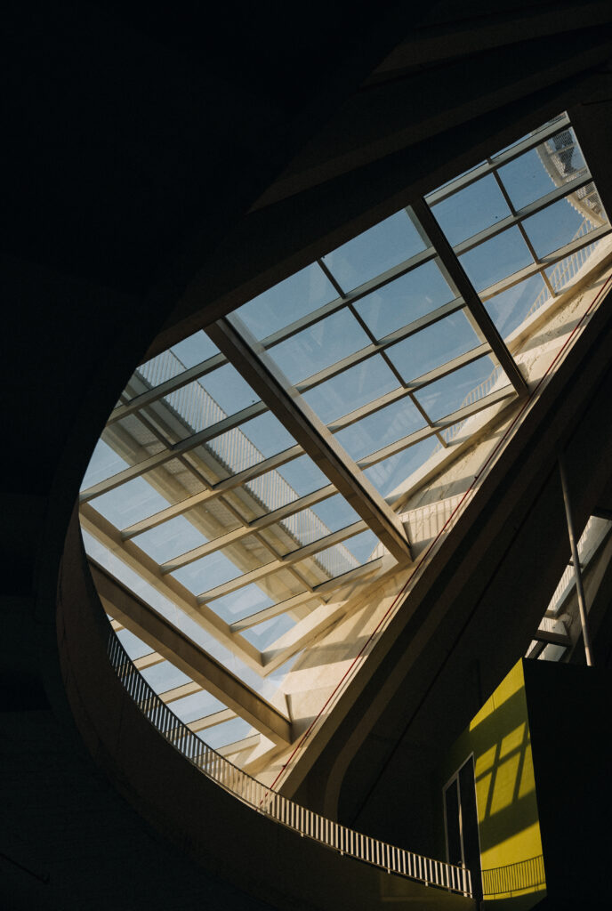 Architekturfotografie in der Tirana Sehenswürdigkeit die Pyramide