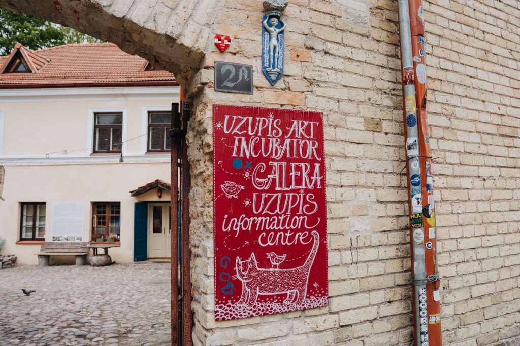 Kunstinkubator Užupis – kreative Seite von Vilnius