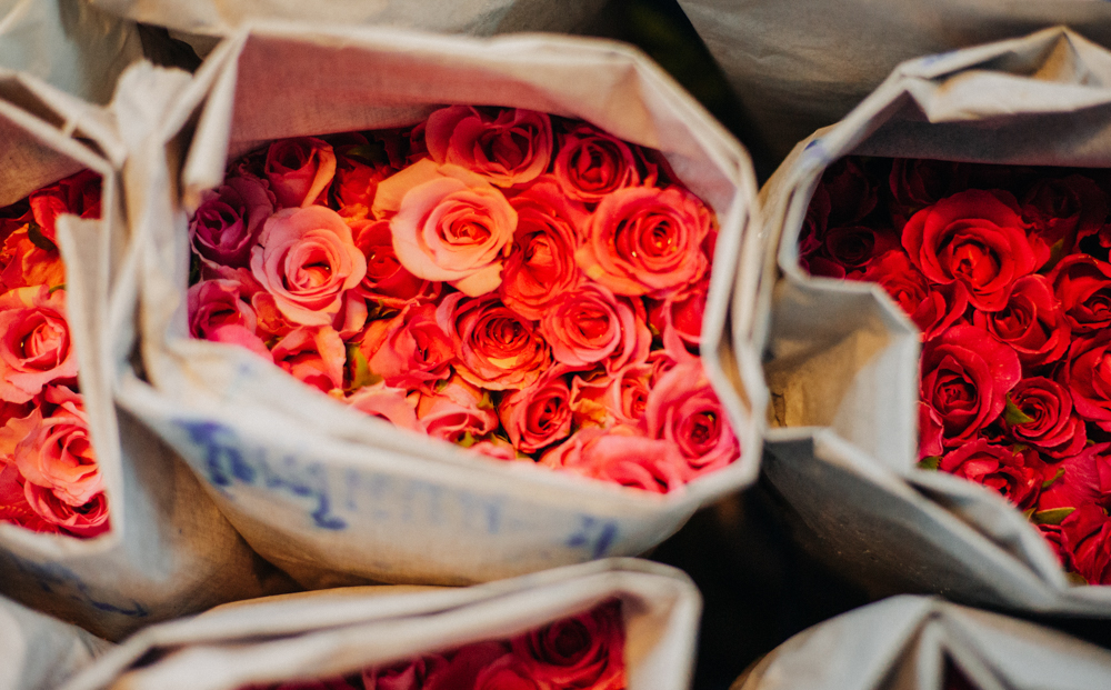 Blumenmeer auf dem Pak Khlong Talat – der berühmte Blumenmarkt in Bangkok
