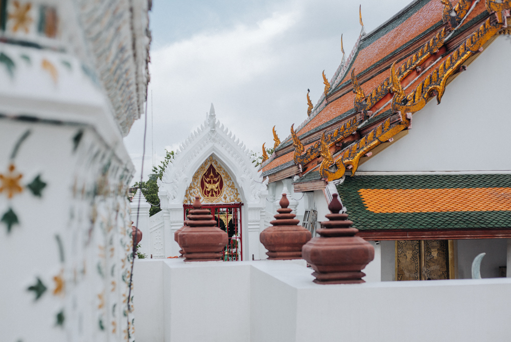 Wat Arun – Tempel der Morgenröte am Chao Phraya Fluss in Bangkok