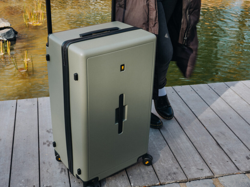 Nahaufnahme Level 8 Koffer Set – Voyageur Check-in 28 Zoll im Detail