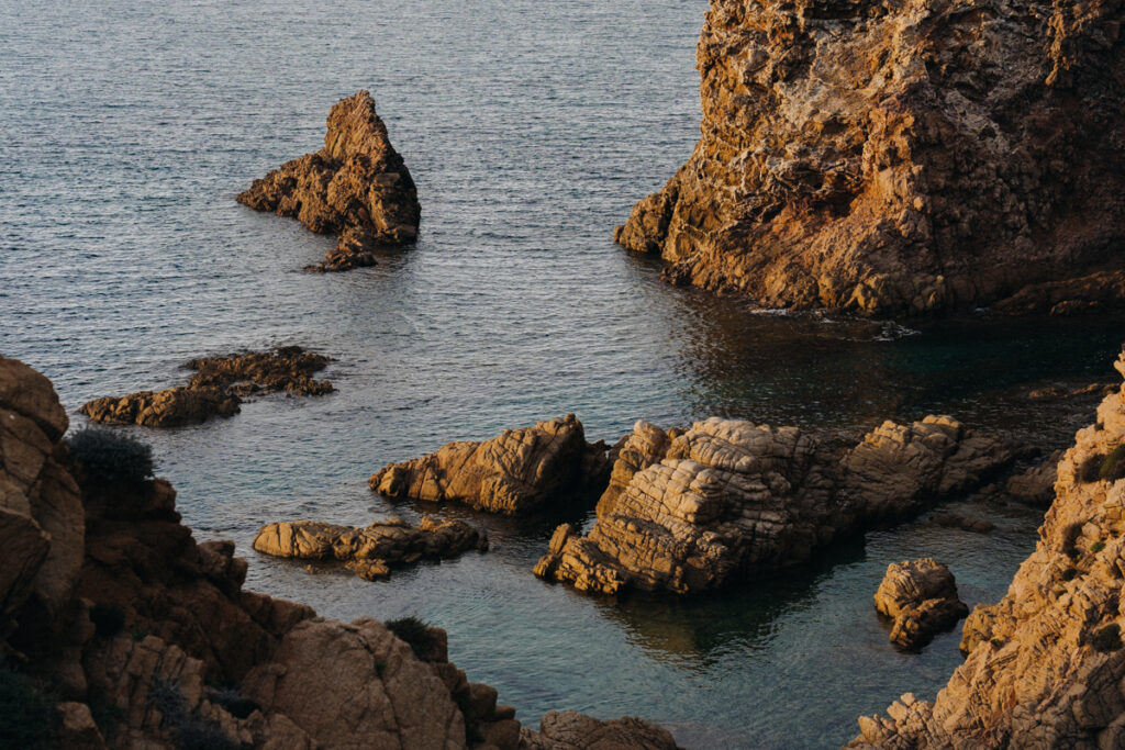 Capo Pecora bei Sonnenuntergang auf der Sardinien Rundreise auf eigene Faust