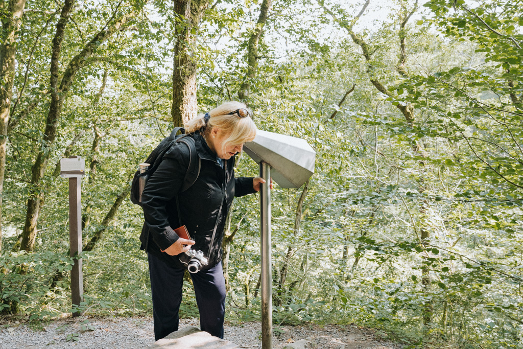 Achtsam wandern in der Natur Vulkaneifel auf dem Achtsamkeitspfad Kleine Kyll