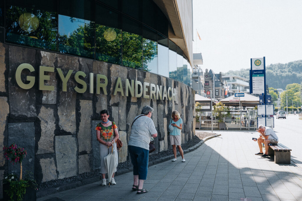 Geysir-Erlebniszentrum Andernach, Eingang des Museums zum Kaltwassergeysir